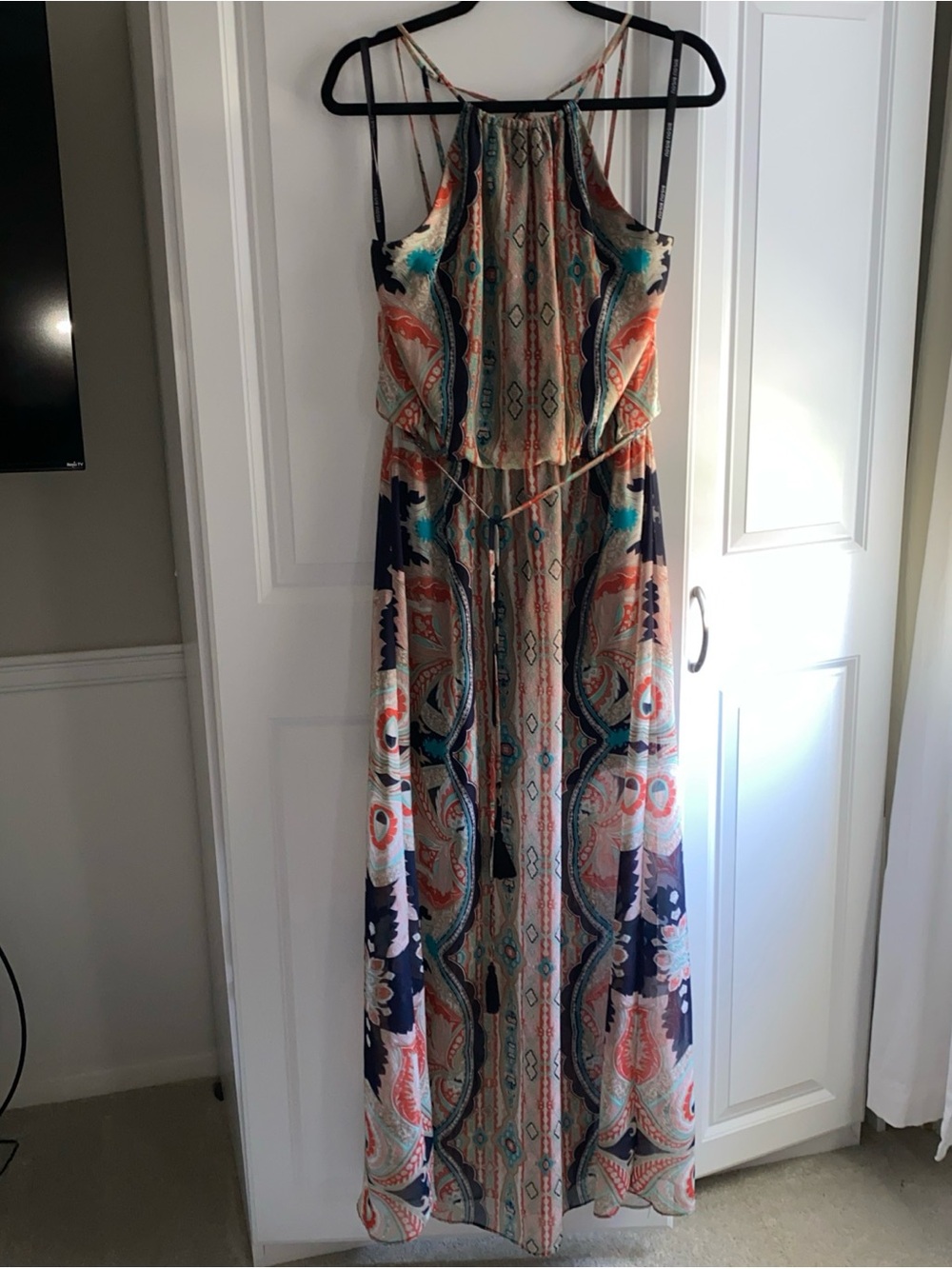 Bisou Bisou Boho Maxi Dress Size 4